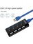 USB 3.0 Güç Adaptörü 4 Bağlantı Noktalı Çoklu USB Ayırıcı Hub 3.0usb Hub 50CM Kablo Hub Yerleştirme Istasyonu Abd Fişi (Yurt Dışından) 2