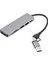6'sı 1 Arada USB 3.0 Tip-C Genişletici Hub Yerleştirme Istasyonu Çoklu USB Ayırıcı Adaptörü USB 3.0 2.0 Tf Sd Okuyucu Yuvası (Yurt Dışından) 2