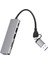 6'sı 1 Arada USB 3.0 Tip-C Genişletici Hub Yerleştirme Istasyonu Çoklu USB Ayırıcı Adaptörü USB 3.0 2.0 Tf Sd Okuyucu Yuvası (Yurt Dışından) 5