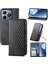 Realme C63/C61 Günlük Kullanım Standı El Kayışı Eşkenar Dörtgen Şekli Için Flip Case (Yurt Dışından) 1