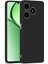 Realme C63 Kılıf Slikon Kılıf Düz Renk Kılıf Koruyucu Kılıf - Siyah 1