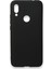 Xiaomi Redmi 7 Kılıf Slikon Kılıf Düz Renk Kılıf Koruyucu Kılıf - Siyah 1