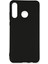 Huawei P30 Lite Kılıf Slikon Kılıf Düz Renk Kılıf Koruyucu Kılıf - Siyah 1