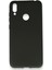 Huawei Y7 2019 Kılıf Slikon Kılıf Düz Renk Kılıf Koruyucu Kılıf - Siyah 1