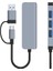 Port USB 3.0 Hub USB Hub Yüksek Hızlı Tip C Ayırıcı 5 Gbps Pc Bilgisayar Aksesuarları Çoklu Port Hub 4 USB 3.0 2.0 Portu (Yurt Dışından) 3
