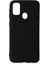Samsung Galaxy M30S Kılıf Slikon Kılıf Düz Renk Kılıf Koruyucu Kılıf - Siyah 1