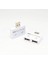 Taşınabilir Mini USB Hub 2 Bağlantı Noktalı Şarj Cihazı Hub Adaptörü USB Splitter Telefon Bilgisayar Için Çift USB Şarj Genişletici Beyaz (Yurt Dışından) 5