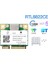 RTL8822CE 1200MBPS 2.4g/5ghz 802.11AC Wifi Kartı Mini Pcıe Bluetooth 5.1 Kablosuz Ağ Kartı Dizüstü/pc Için Wind 10/11 (Yurt Dışından) 3