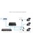Portlu Poe Anahtarı 4-Poe+2 Up-Link 100MBPS Hızlı Ethernet Ağı Ev Ağı Hub Adaptör Serisi Power Connect-Ab Fişi (Yurt Dışından) 4