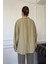Oversize Omuzu Düşük Gömlek- Haki 5