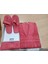 %100 PAMUK/COTTON Colourıst Koyu Mercan Banyo Seti (L) 1