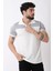 Parçalı Apaç Yaka Tişört Js C-007_30415 1