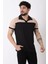 Parçalı Apaç Yaka Tişört Js C-007_30415 1