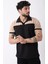 Parçalı Apaç Yaka Tişört Js C-007_30415 3