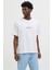 Erkek Jorıslıngton Bisiklet Yaka Kısa Kollu %100 Pamuk T-Shirt 12273157 Beyaz 2