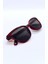 Retro Cateye Bordo Çerçeveli Kadın Güneş Gözlüğü 2