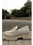 D25YA-3855 Krem Kadın Loafer Deri Tam Ortopedik Casual Günlük Ayakkabı 3