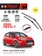 Ford Fiesta Ön Cam Muz Silecek Seti 2009-2017 Arası Araca Özel Aparat 1