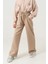 Kız Çocuk Paça Pensli Keten Pantolon 2566 2
