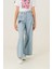 Kız Çocuk Bol Basic Kot Pantolon 2183 1