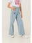 Kız Çocuk Bol Basic Kot Pantolon 2183 2