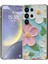 Samsung Galaxy S25 Ultra Telefon Kılıfı Imd Desen Baskı Pc Tpu Mobil Kapak-Pembe Beyaz Çiçek (Yurt Dışından) 1