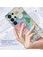 Samsung Galaxy S25 Ultra Telefon Kılıfı Imd Desen Baskı Pc Tpu Mobil Kapak-Pembe Beyaz Çiçek (Yurt Dışından) 3