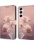 Samsung Galaxy A55 5g Kılıf Desen Baskı Anti-Drop Deri Flip Cüzdan Telefon Kapağı-Seramik Gül (Yurt Dışından) 1