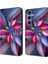 Samsung Galaxy S25+ Kılıf 3D Desenli Pu Deri Cüzdan Telefon Kılıfı Standlı-Renkli Çiçekler (Yurt Dışından) 1