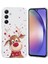 Samsung Galaxy A15 5g/4g Kılıf Noel Desen Baskı Yumuşak Tpu Telefon Koruyucu-Geyik (Yurt Dışından) 1