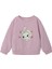 Nmfvenus Ls Nreg Sweat Un Pembe Kız Çocuk Sweatshirt 1