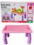 Eğitici Blok Aktivite Masa Seti Inşa Blokları LEGO Pembe 4