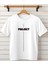 Project Erkek Baskı Detaylı Bisiklet Yaka Beyaz T-Shirt 1