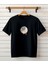 Yıldızlı Gece Tablosu Unisex Siyah - Beyaz T-Shirt 1