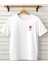 Ucan Balon Baskılı Unisex T-Shirt -Cep Detaylı Tişört 1