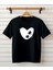 Aile Kombin Tişört- Anne Kız Puzzle Kalp Baskılı Bisiklet Yaka Tişört/t-Shirt (Tek Adet Fiyatıdır.) 2