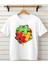 Puzzle Baskılı Bisiklet Yaka T-Shirt 1