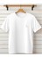 Kız Kulesi Baskılı Bisiklet Yaka Beyaz T-Shirt-Göğüs Baskılı Tişört 1