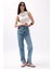 Asimetrik Bel Paça Yırtmaçlı Jean 1