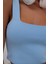 Tek Omuz Crop Bluz 4