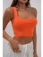 Tek Omuz Crop Bluz 4