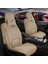 Infiniti EX30D Uyumlu Yarı Deri Oto Koltuk Kılıfı Tam Set Mars Seri (Bej) 2