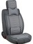 seat Toledo Uyumlu Yarı Deri Oto Koltuk Kılıfı Tam Set Mars Seri (Füme) 5