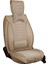 hyundai Accent Blue Uyumlu Yarı Deri Oto Koltuk Kılıfı Tam Set Mars Seri (Bej) 5