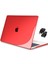 Apple 13" Macbook Pro A2338 M1 Kristal Kırmızı Koruyucu + USB Çevirici 1