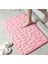 E-Ticaret Memory Kaydırmaz Banyo Paspası,kabartma Desenli Banyo Matı (Pembe) 1