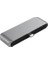 Type C Hub (4 Port), 85W Pd Type-C Port 4K 30HZ Veya 1080P 60HZ Hdmı, 1 Adet USB 3.0 Port Şarj ve Veri Transfer, 3.5mm Jak Kulaklık Ses Grişi, MacBook Pro/air/ipad/iphone Vb. Uyumlu 2
