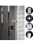 Lock Katı Aluminyum Asma Kilit Şifreli 40 Mm, Siyah 3