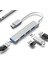 Type C To USB 3.0 Çoklayıcı 4 Adet Port Otg Çoğaltıcı Adaptörü - USB C To USB 3.0 - Macbook Için USB Portu USB Hub Çevirici 1