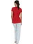 20060 Kadın Kırmızı Yarım Kollu Yarım Patlı Pijama Takımı 4